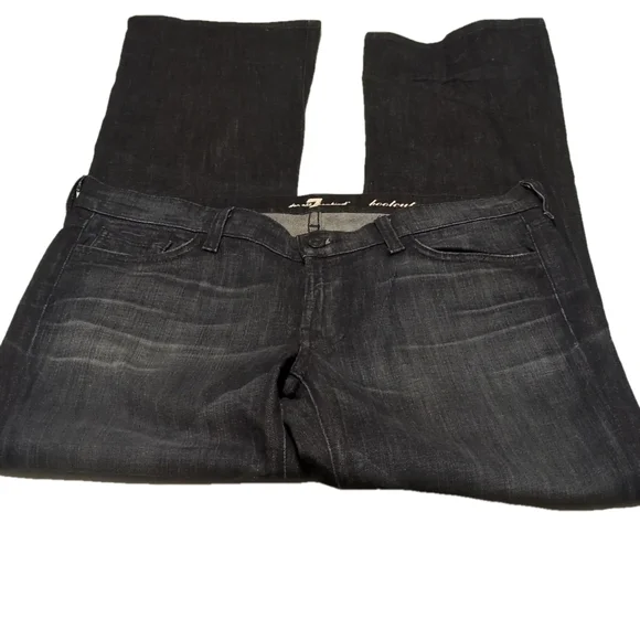 Elevate Your Style with 7 For All Mankind's Everyday Sequin Bootcut Jeans - Picture 5 of 16